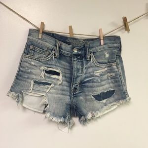 American eagle jean shorts